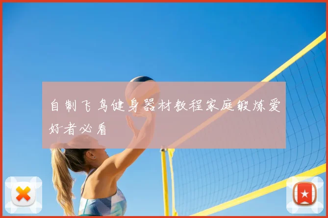 自制飞鸟健身器材教程家庭锻炼爱好者必看